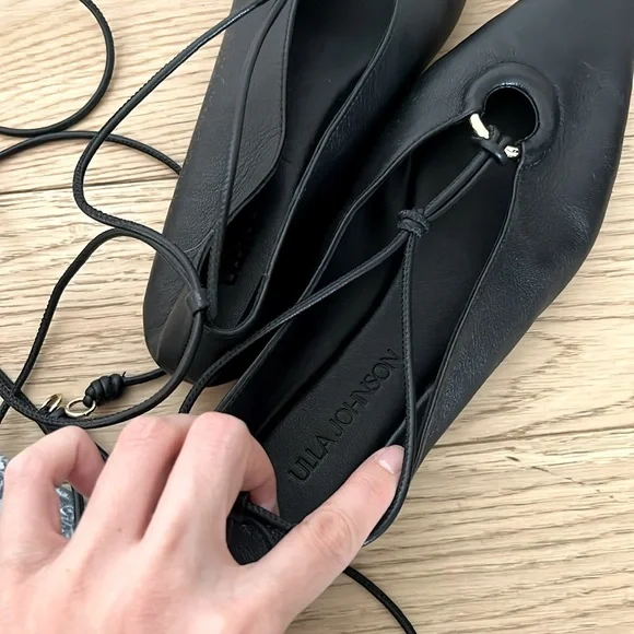 Ulla Johnson ballerina with tie - sz39 - Alexi Pointed Flat - Picture 5 of 8